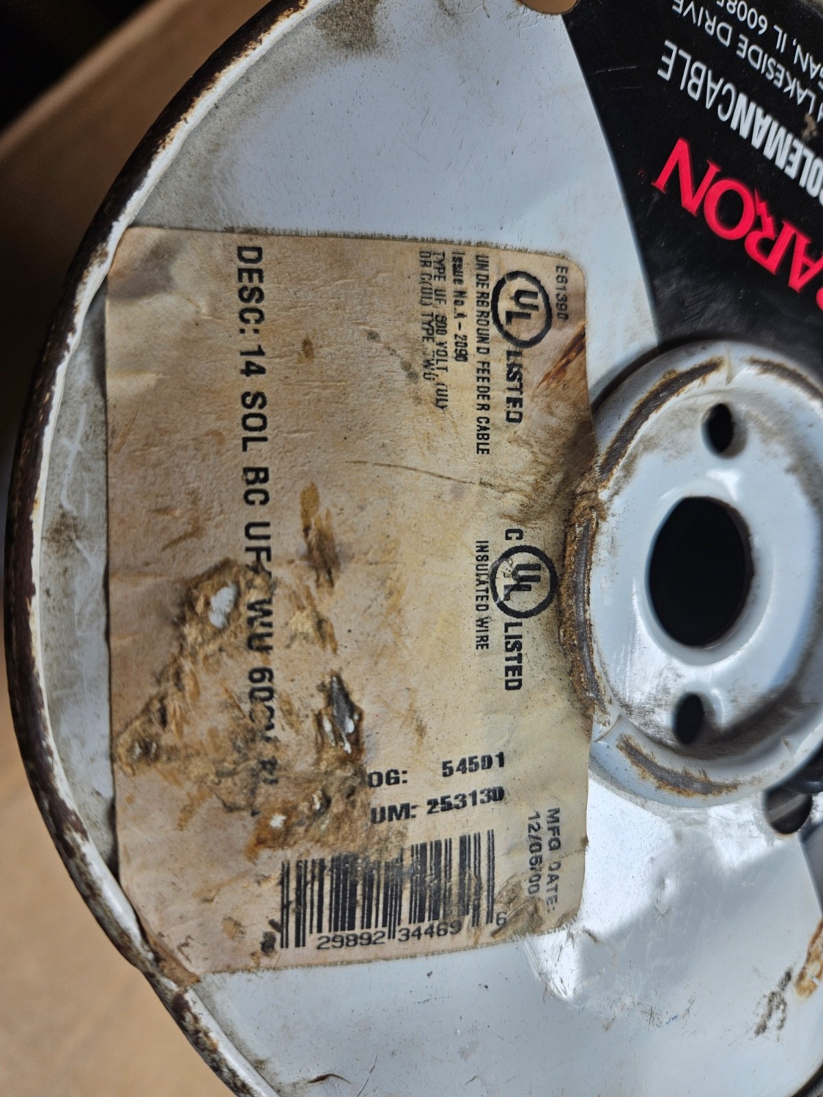 Baron Coleman 14 Sol BC Speaker Wire, 14-Gauge Insulated Wire cable 600V