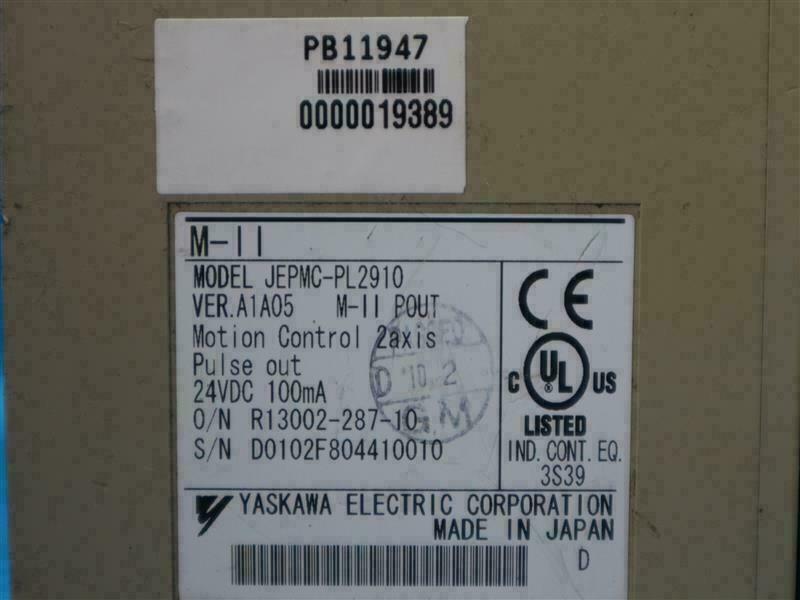 Yaskawa JEPMC-PL2910 JEPMCPL2910 Motion Control 2axis