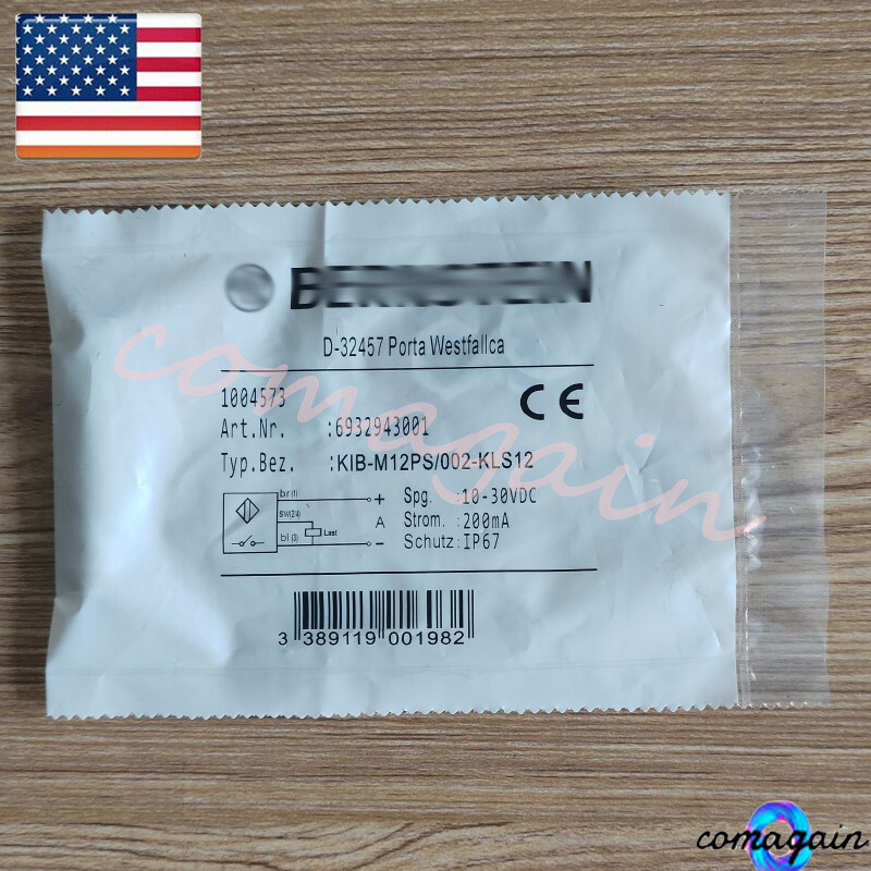4 Pins NEW Proximity Sensor Switch For Bernstein KIB-M12PS/002-KLS12 6932943001