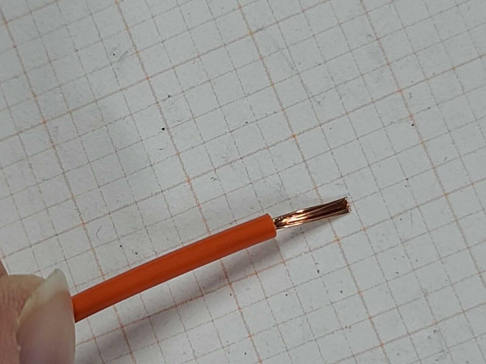 Southwire #18awg Stranded Bare Copper UL-1015/1230/1032 HookUp Wire Orange/100ft