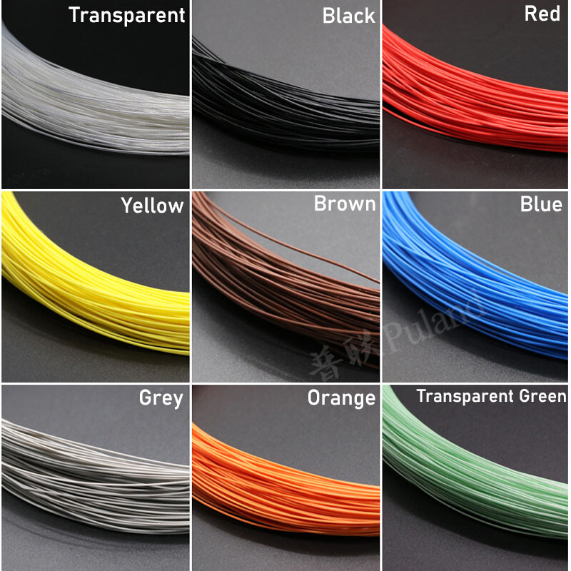 19AWG~22AWG PTFE Silver-plated Copper Stranded Electrical Wire Cable Audio Wire