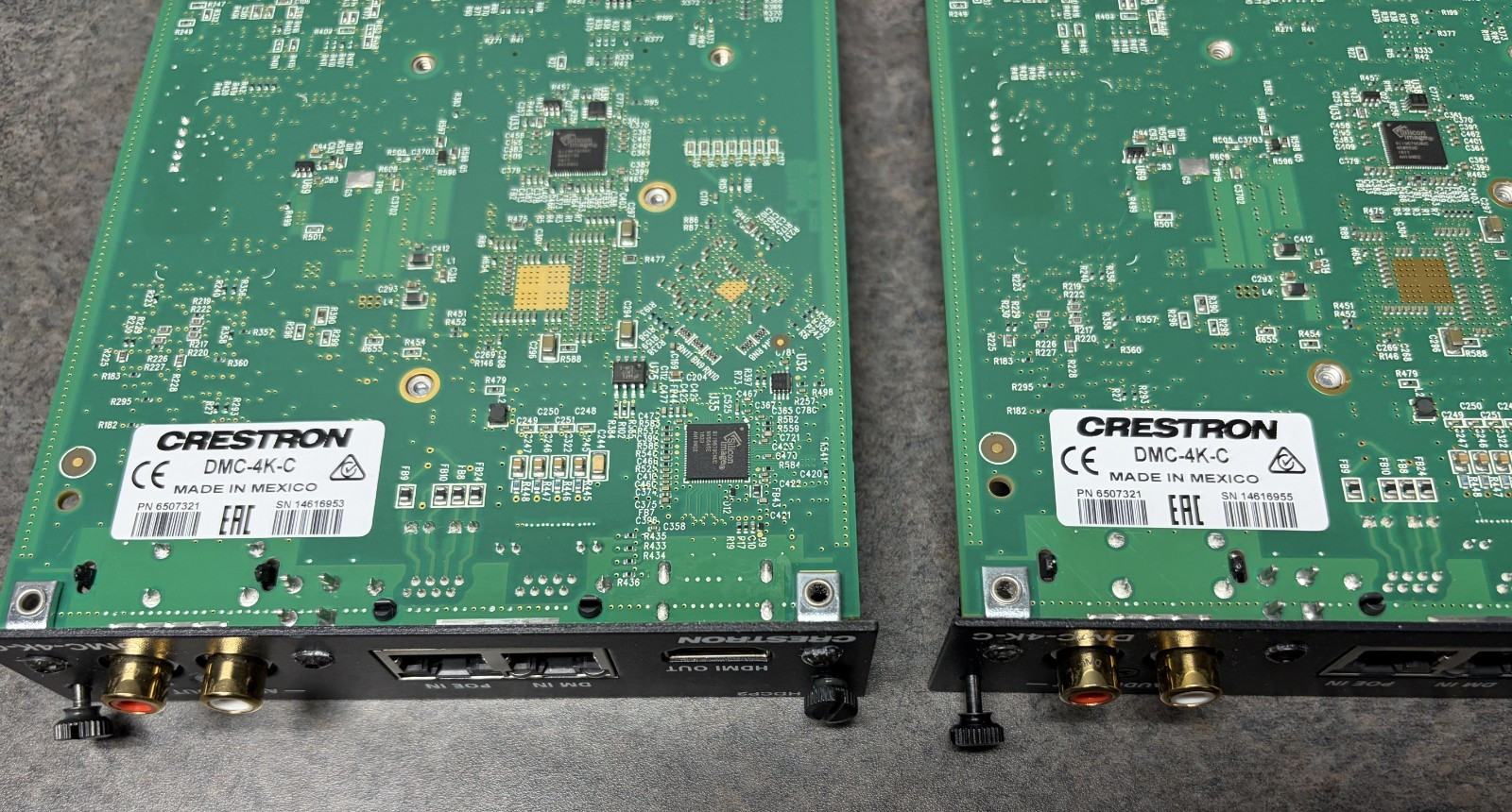 Crestron DMC-4K-C HDCP2 4k Input Cards 6507321 Lot of 2