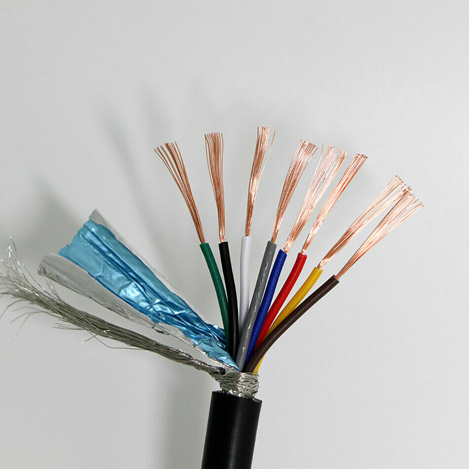 RVVP 5/6/7/8/10/12 Core 0.2 0.3 0.5 0.75 mm² Shielded Cable Signal Control Wire