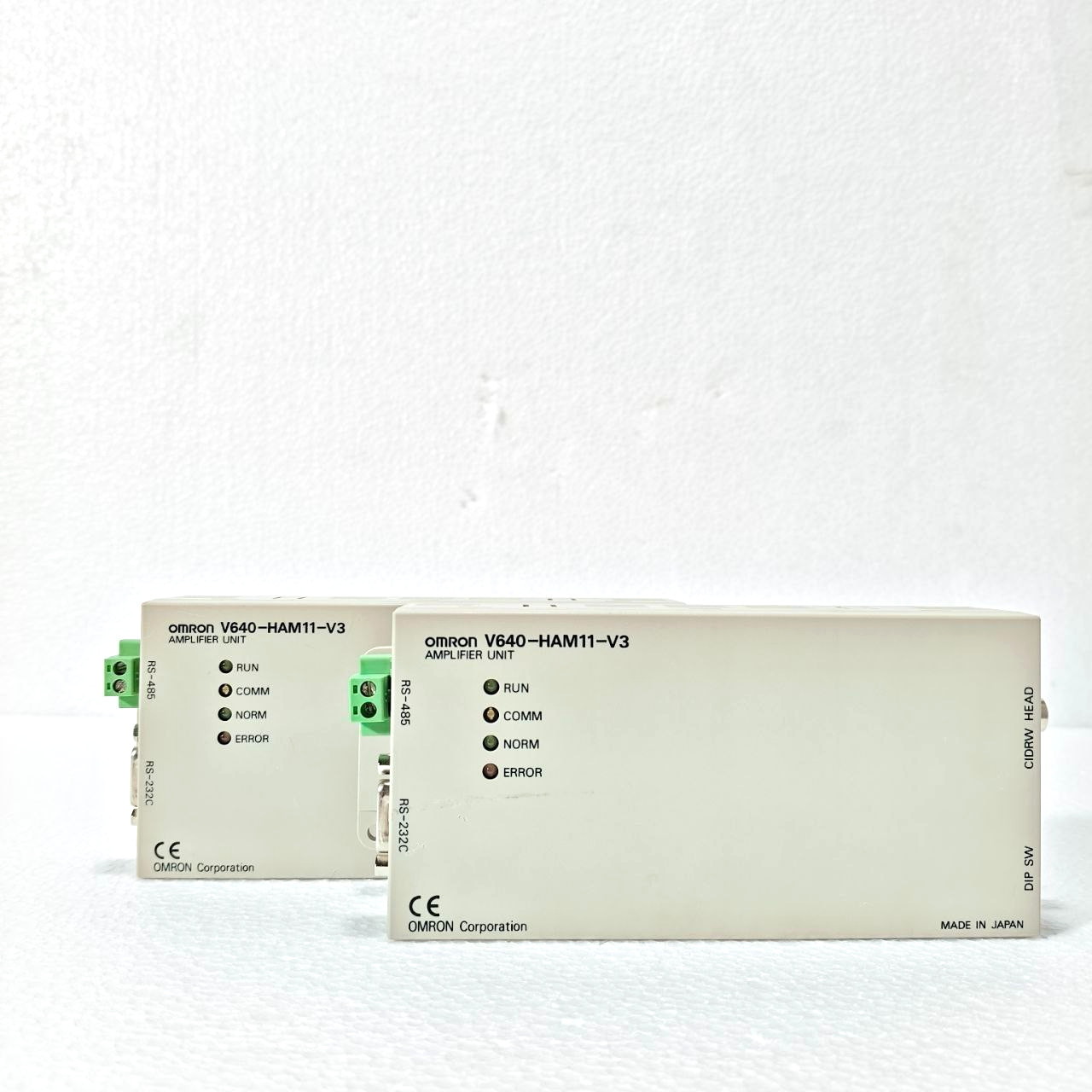OMRON V640-HAM11-V3 AMPLIFIER UNIT 24 VDC 150 MA V640HAM11V3