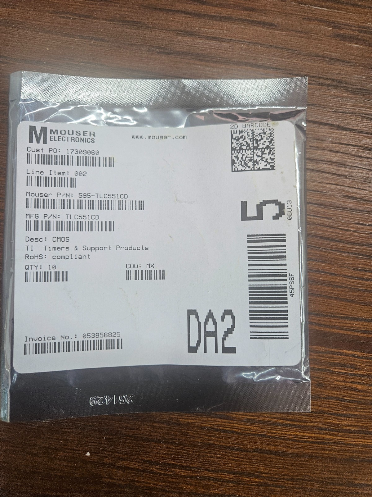 Large Mixed Electronic Components Lot TI STMicro Littelfuse Mouser DigiKey New