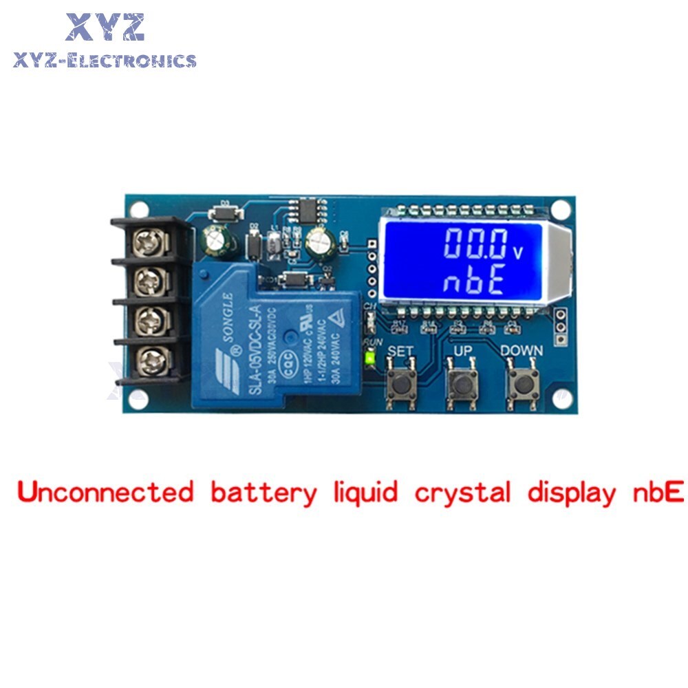30A 6-60V Lithium Battery Charge NC Control Module Protection Board LCD Display
