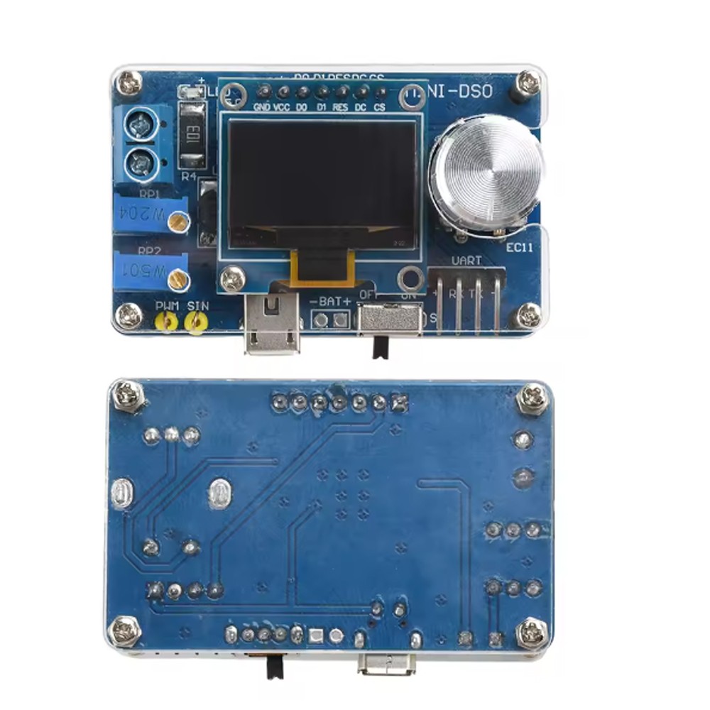 Mini Digital Oscilloscope Electronic DIY Kit STC DIY Soldering Practice Project
