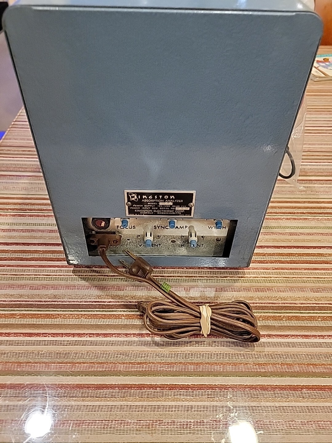 Vintage Kingston Absorption Analyzer VS4-C1 Kingston Electronic Corporation