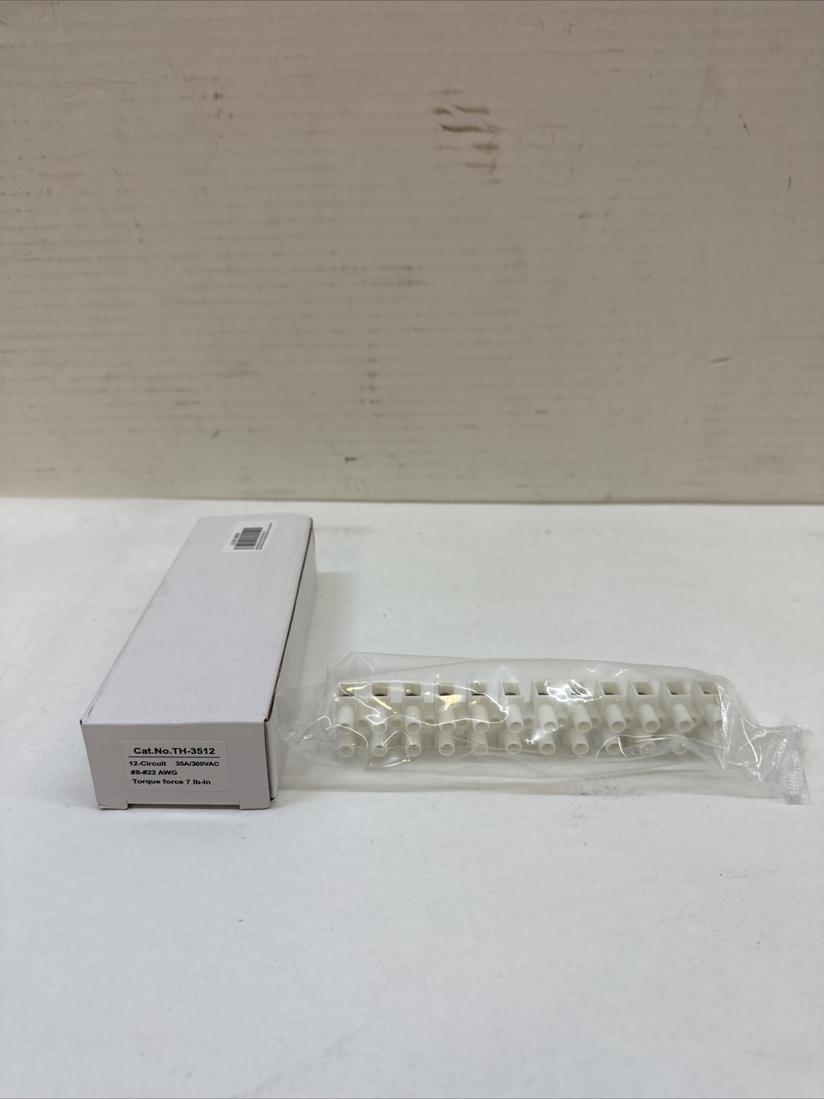 SUNS TH-3512 UL Rated 35A300V Barrier Strip 12 Position 22-10 AWG Terminal Block