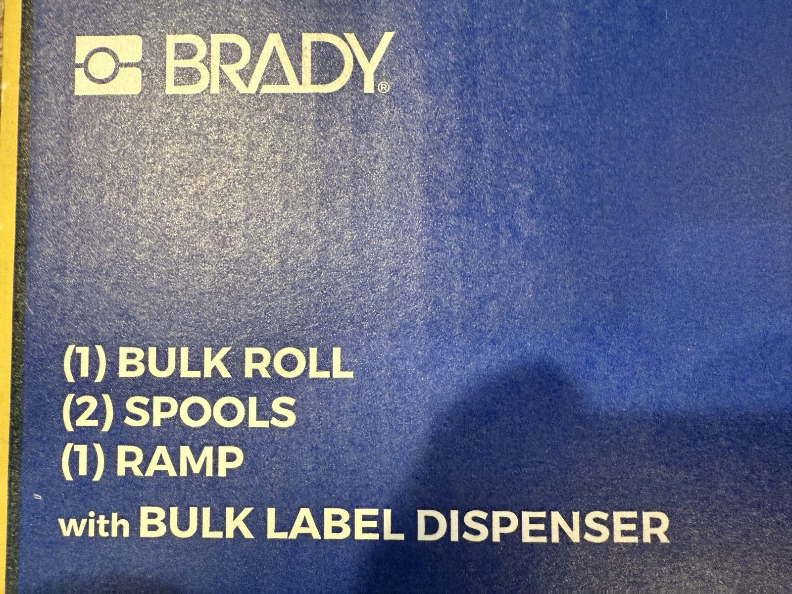 Brady BM71-12-109 ~ (Qty 1000 Roll) ~ 3″ x .75″ ~ Product 114867 ~ B-109 ~ New