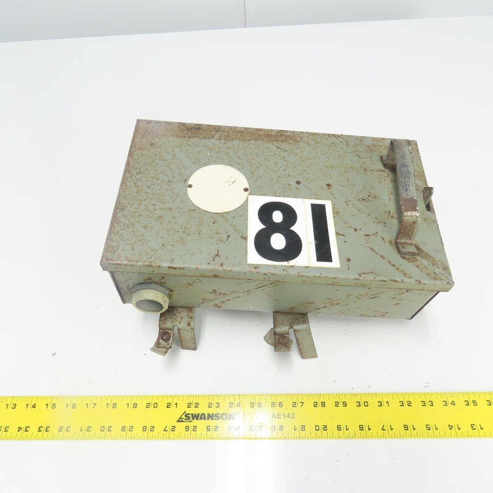 Federal Pacific CFP 632 60A 240VAC Cover Operated Fusible Bus Plug Switch 3P