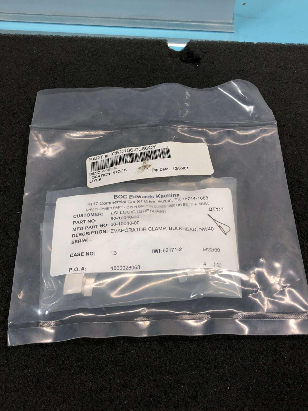 PENTAGON CED106-0066CY HALF ALUMINUM RING, 181421