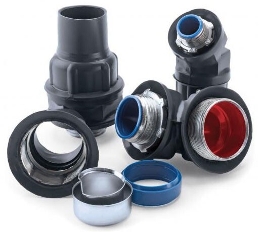 Plasti-Bond PR5333, 3/4″, PVC Coated, Straight, Liquid Tight Connector, 1 pc