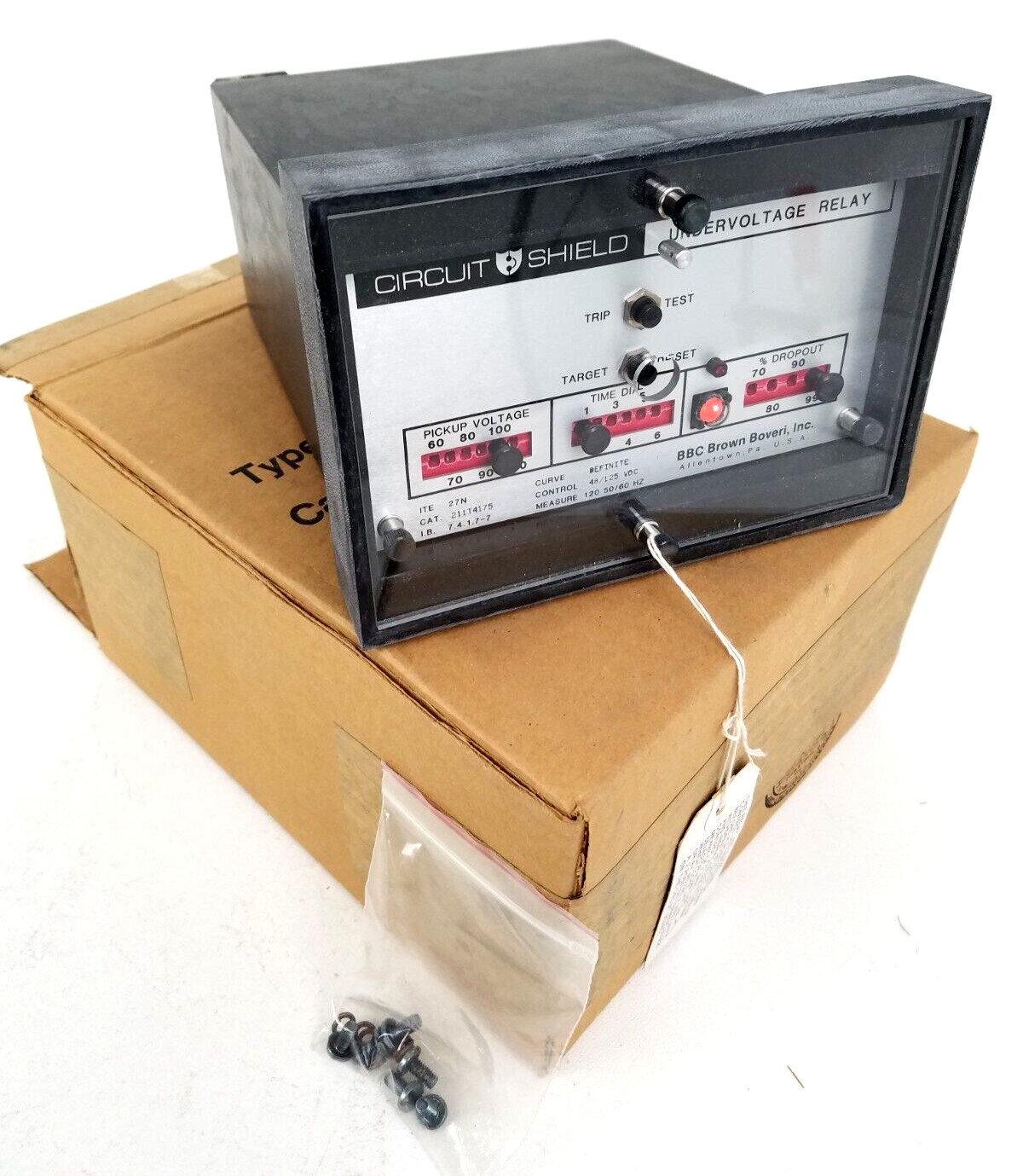 211T4175 ITE 27N BBC Brown Boveri Undervoltage Relay NEW