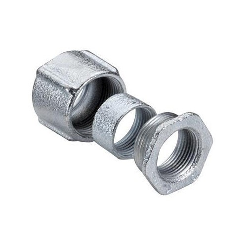 Topaz 856, 2″, Malleable Iron, 3-Piece, Rigid Conduit Coupling