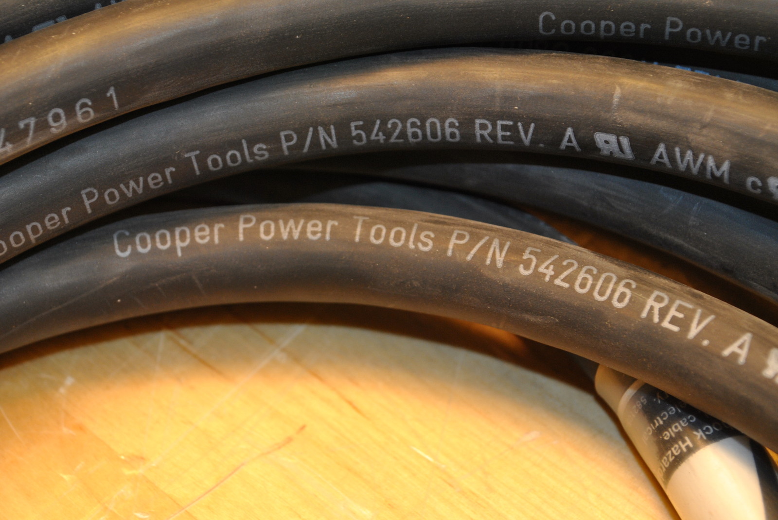 Cooper Power Tools 575625 Electronic Pin Field Cable 25 FT 542606