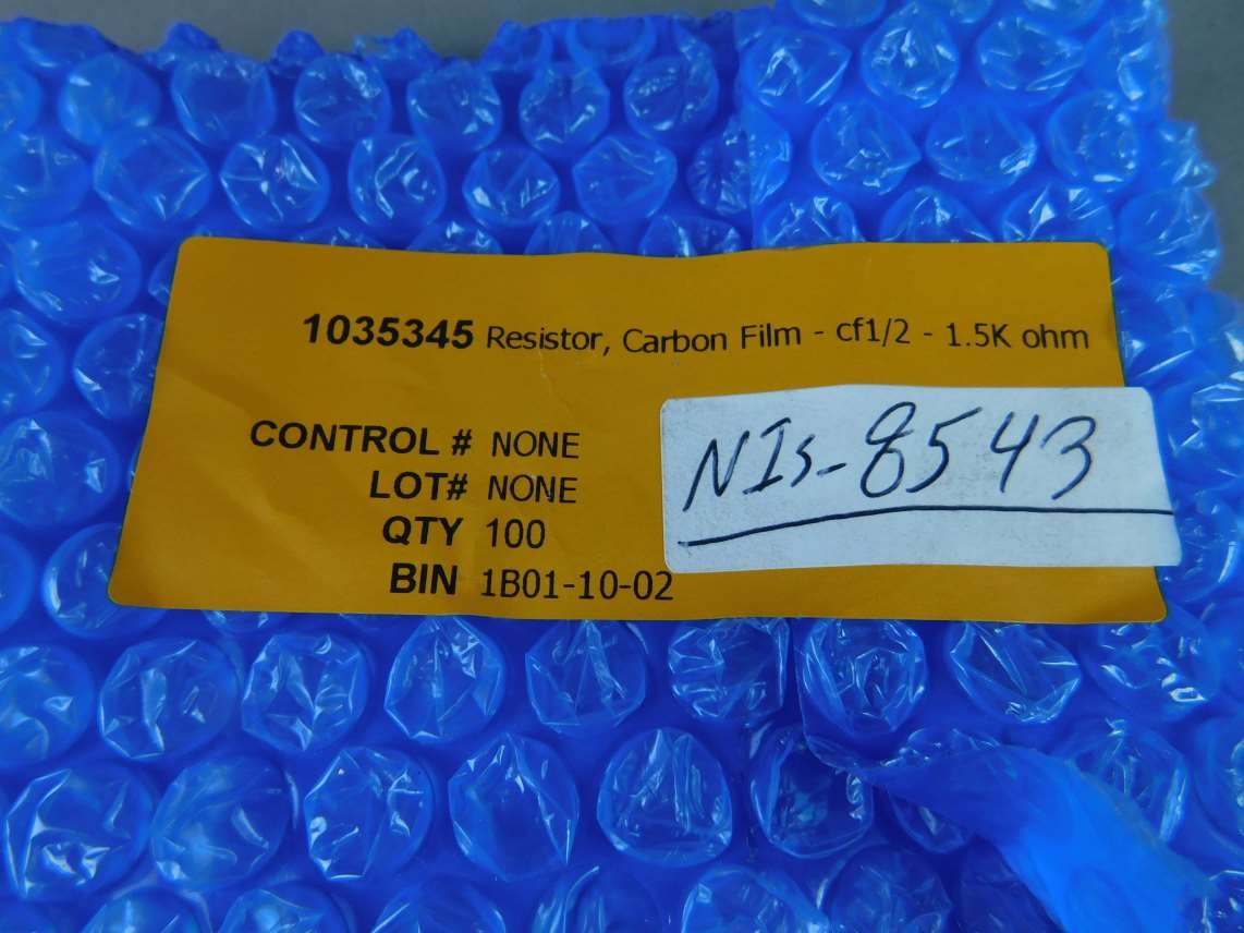 *Pack of 100* Ohmite Resistor CF1/2-1.5K Ohm – NEW Surplus!