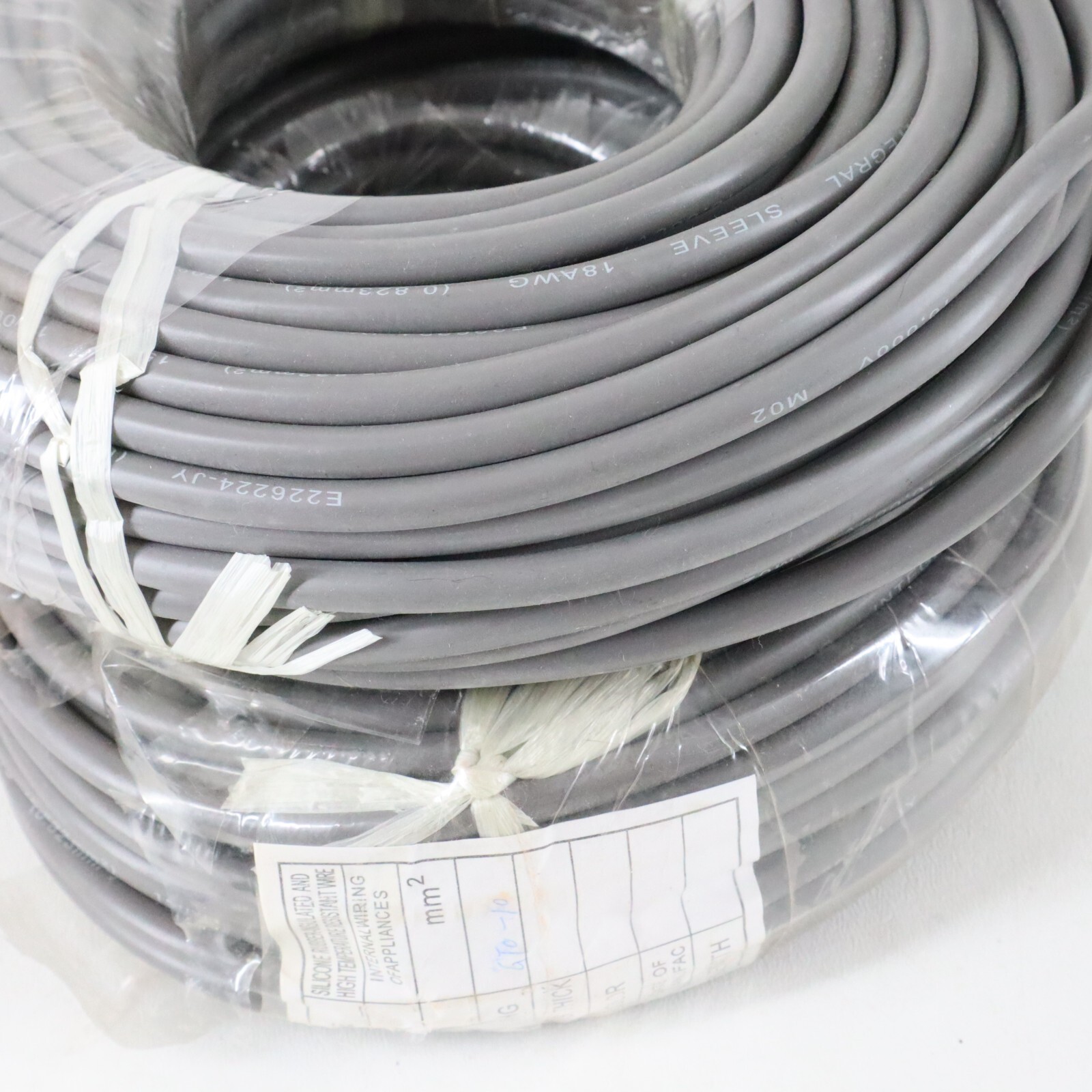 GTO-10 Neon Sign Wire 18 AWG 10k Transco Integral Silicone Sleeve 0.823mm(2)