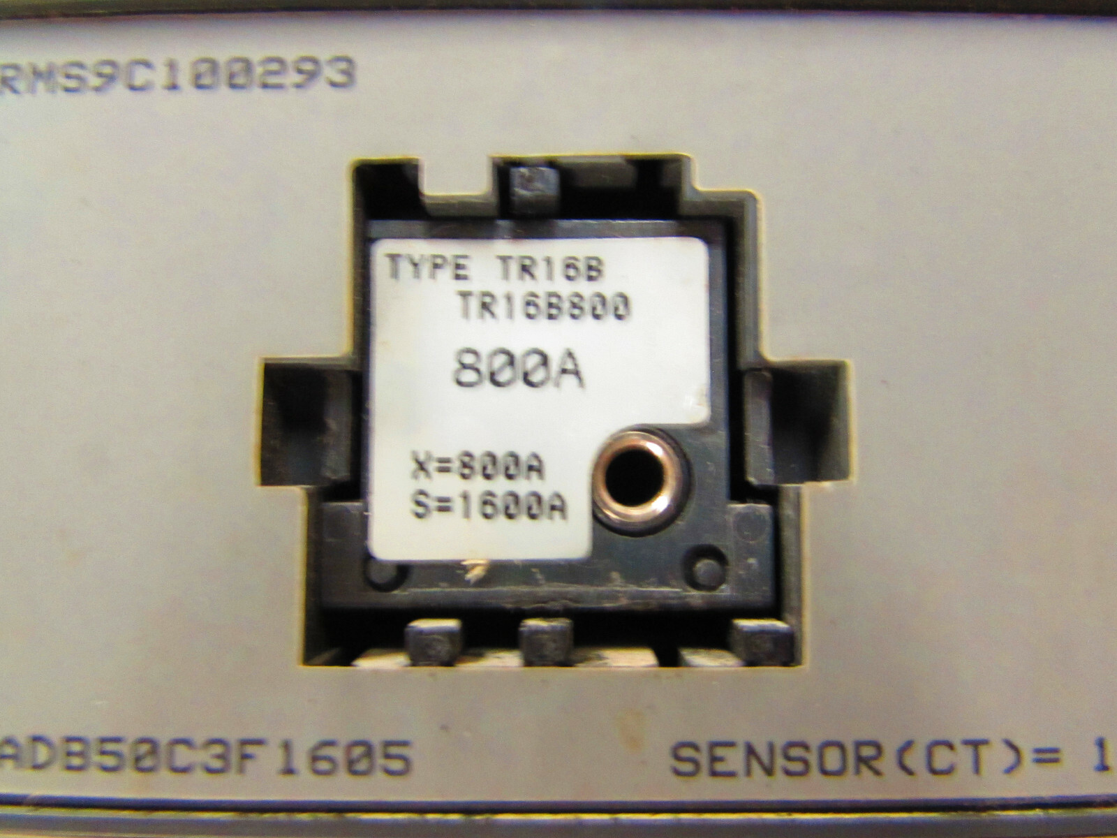 GE ADB50C3F1605 MICRO VERSA TRIP PLUS TRI16B800 TRIP UNIT 800A ***XLNT***