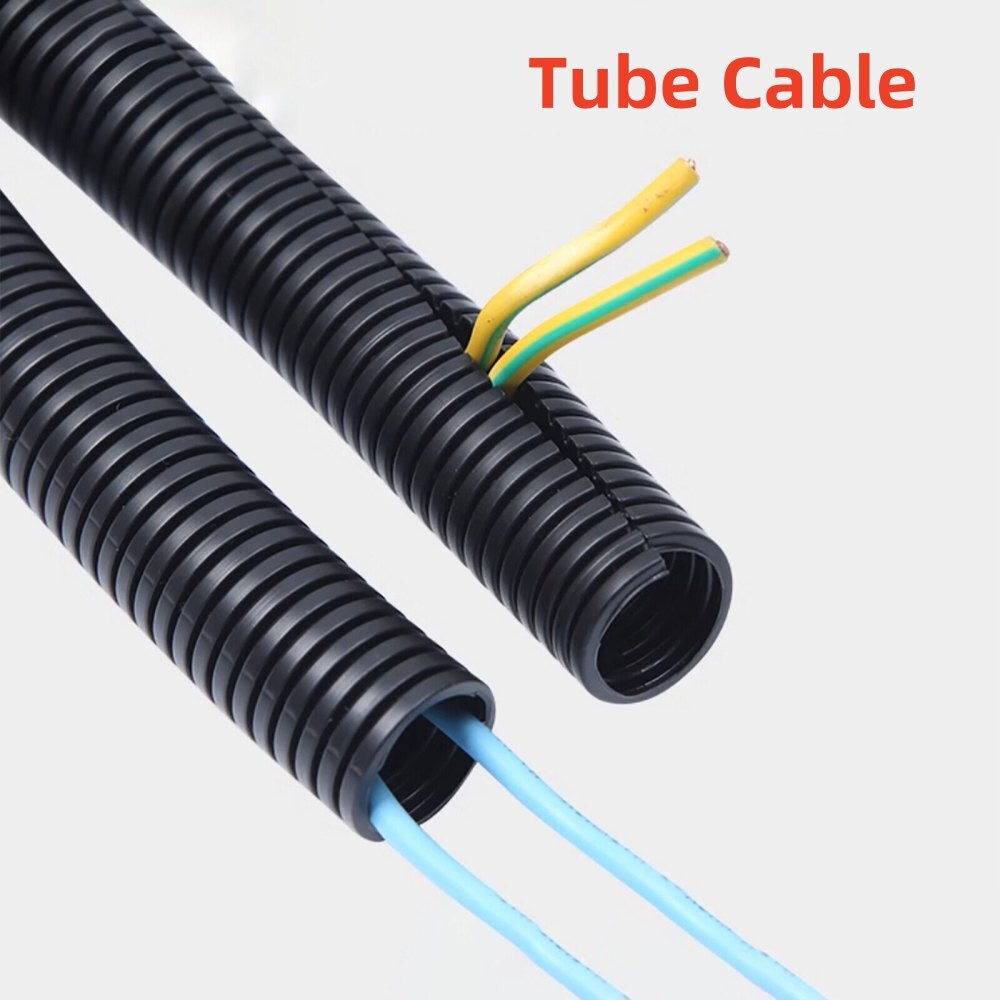 Conduit Split & Tidy Trunking Organiser Non Split Flexible Tube Cable