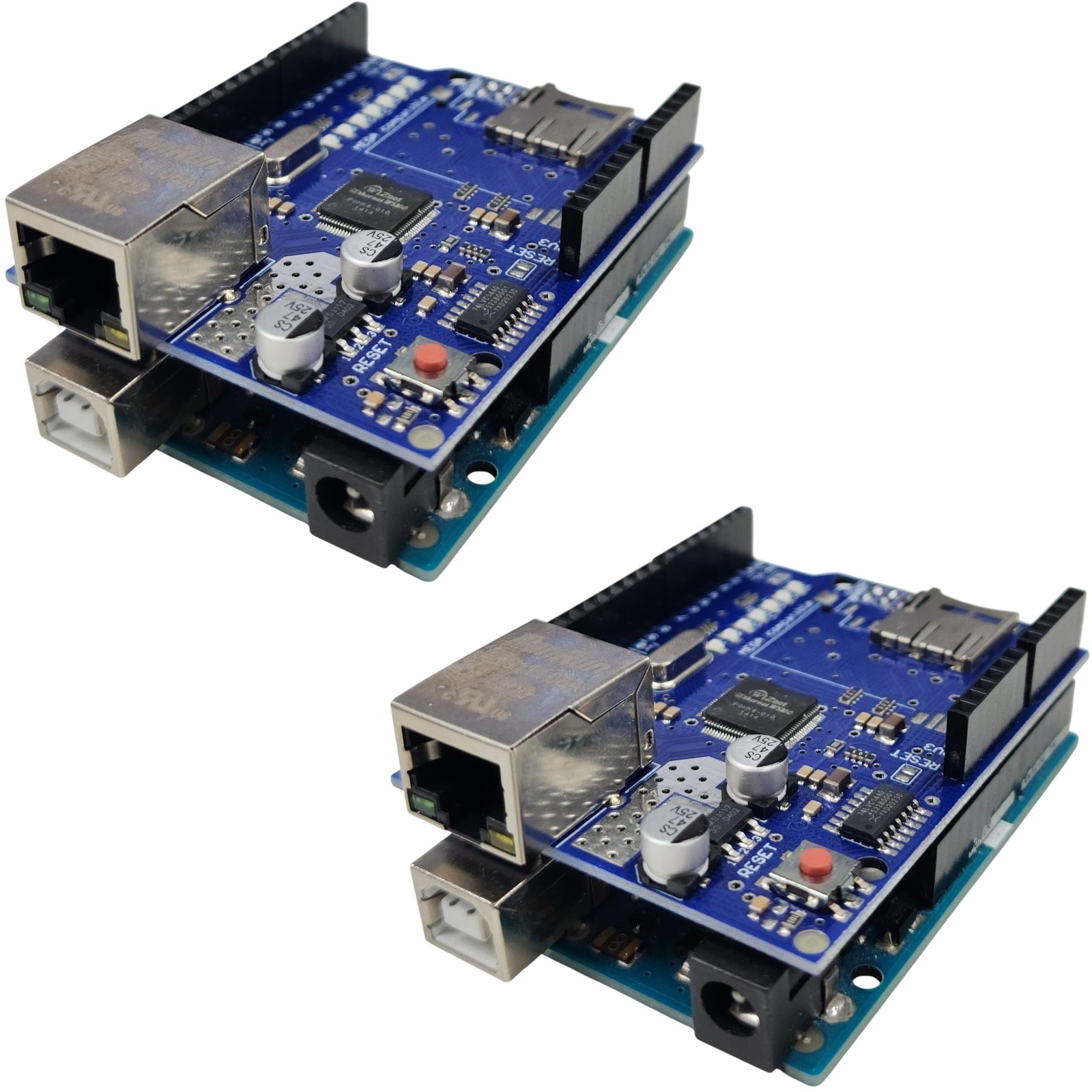 2 PCS W5100 Ethernet Shield Board Module Fits Arduino Uno R3/R4 Mega Due Giga