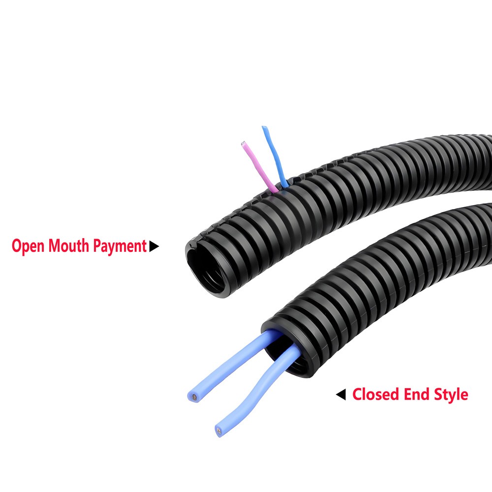 Flexible Conduit Cable Protector Split PP Wire Loom Harness Sheathing Tubing