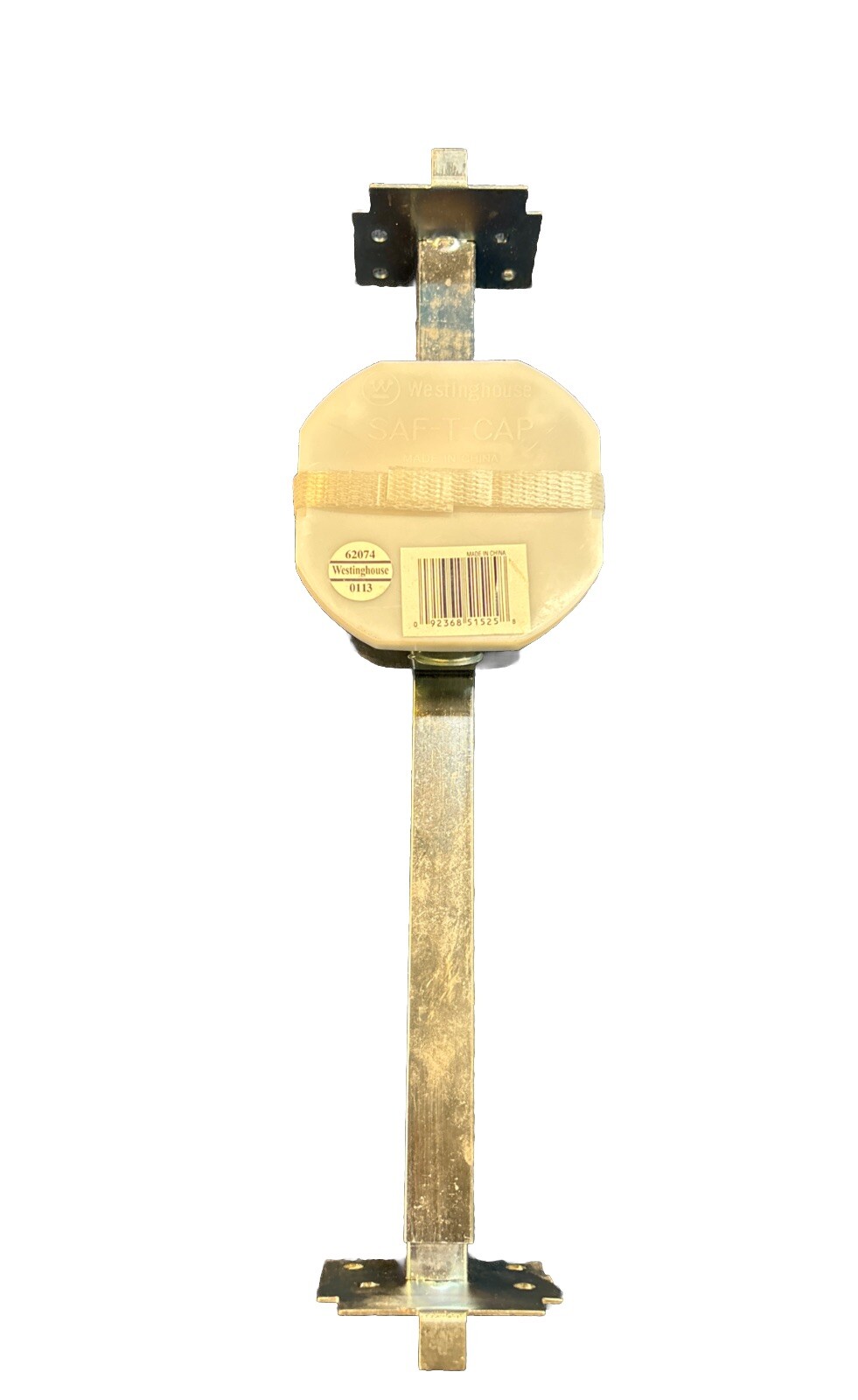 Westinghouse 62074 Saf-T-Bar Ceiling Fan Support Brace and Box Stainless Steel