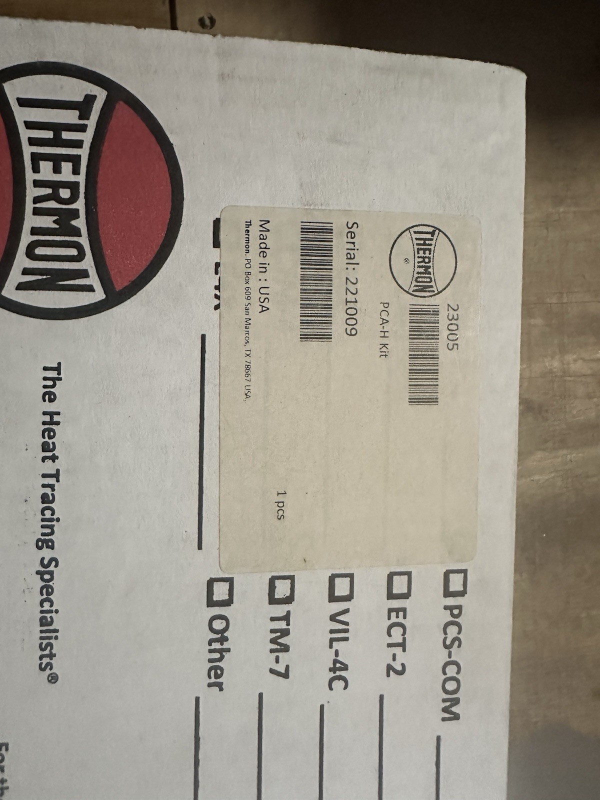 Thermon TracePlus PCA-H Power Connection Kit PCA-H