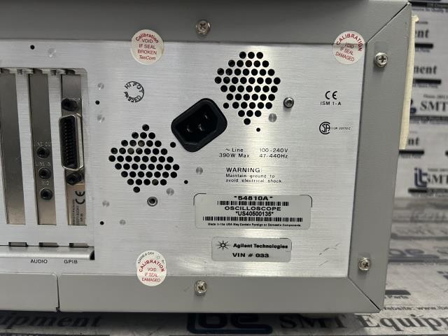 Agilent 54810A Infiniium Oscilloscope 500 MHz 1 GSa/s w/Warranty