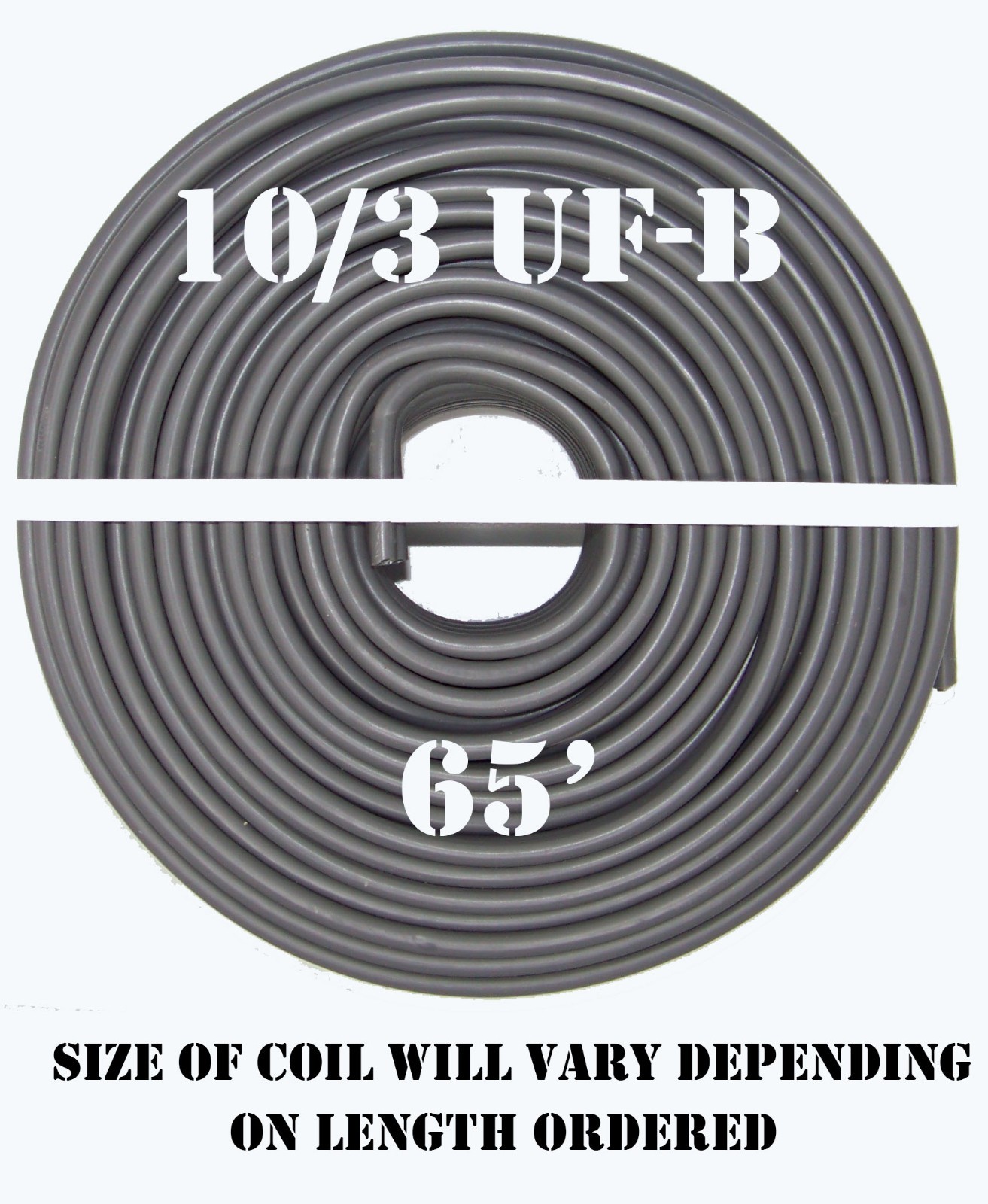 10/3 UF-B x 65′ Southwire Underground Feeder Cable