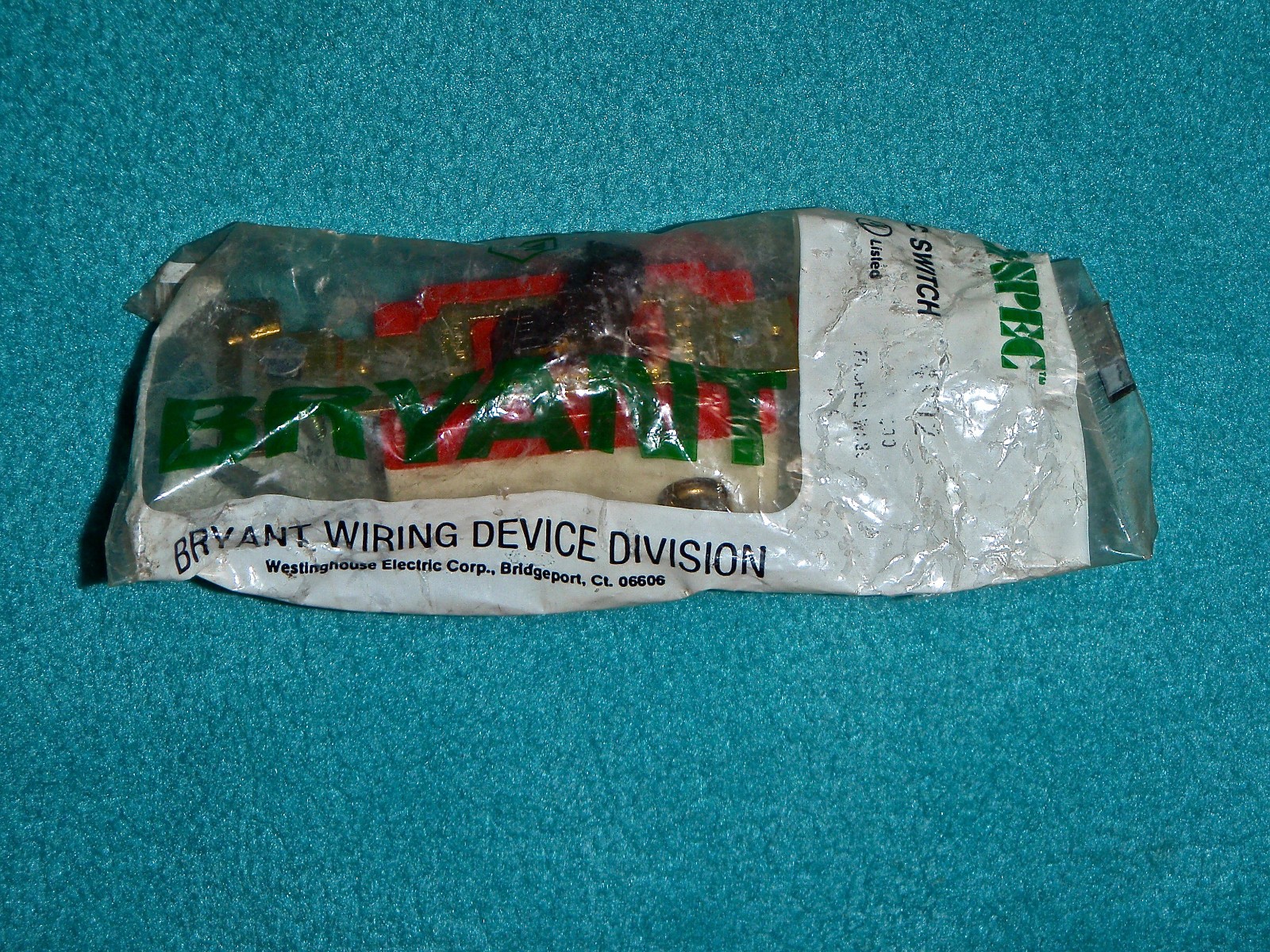 TECH-SPEC BRYANT 4902 AC BROWN SWITCH DOUBLE POLE 20A 120-277 VAC~ NEW & SEALED