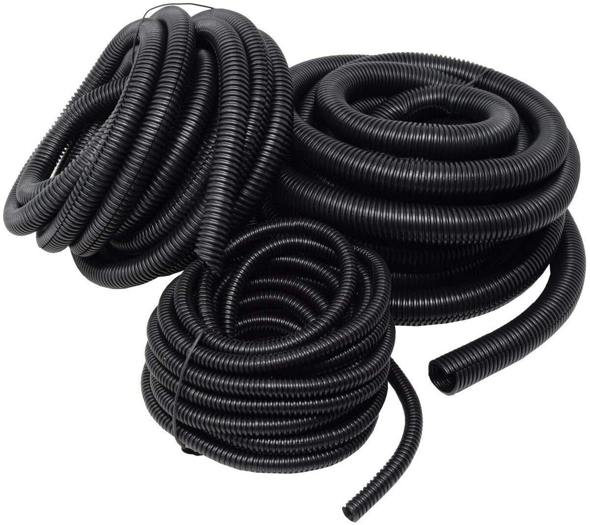 Polyethylene Split Wire Loom Conduit Tubing Harness Wrap Cable Sleeve Cord Lot
