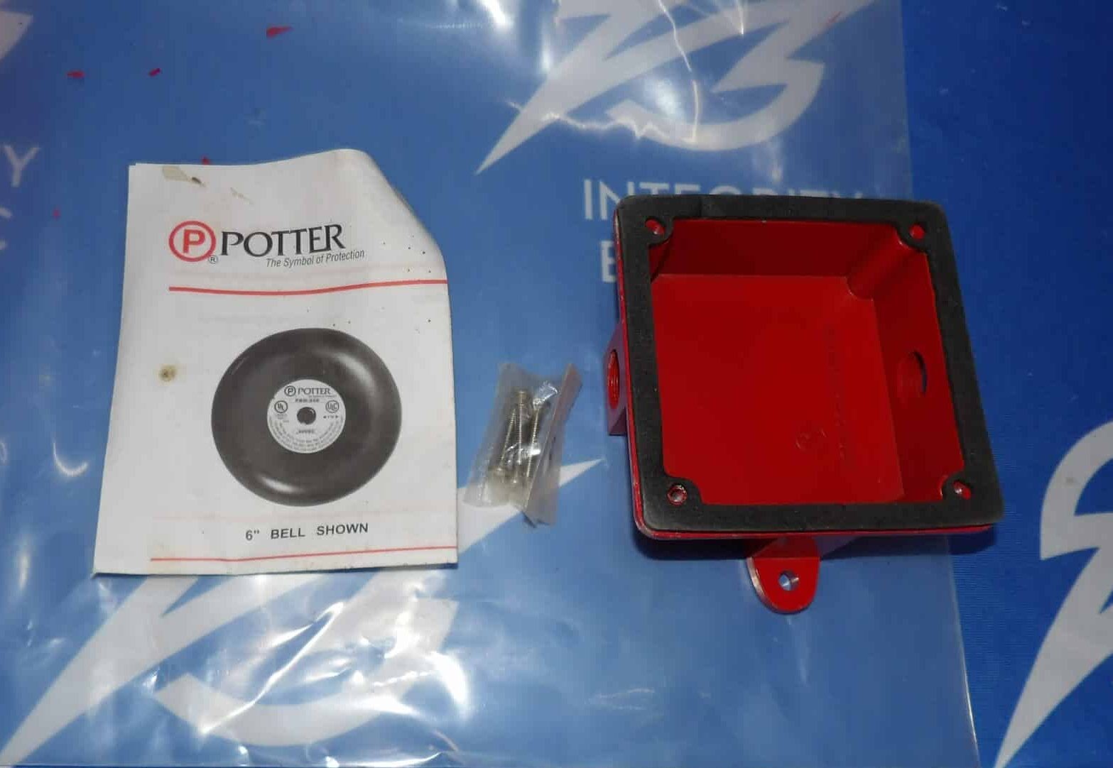 NOS Potter Bell PBA-12010 120VAC Fire Alarm Bell + 1 Year Warranty