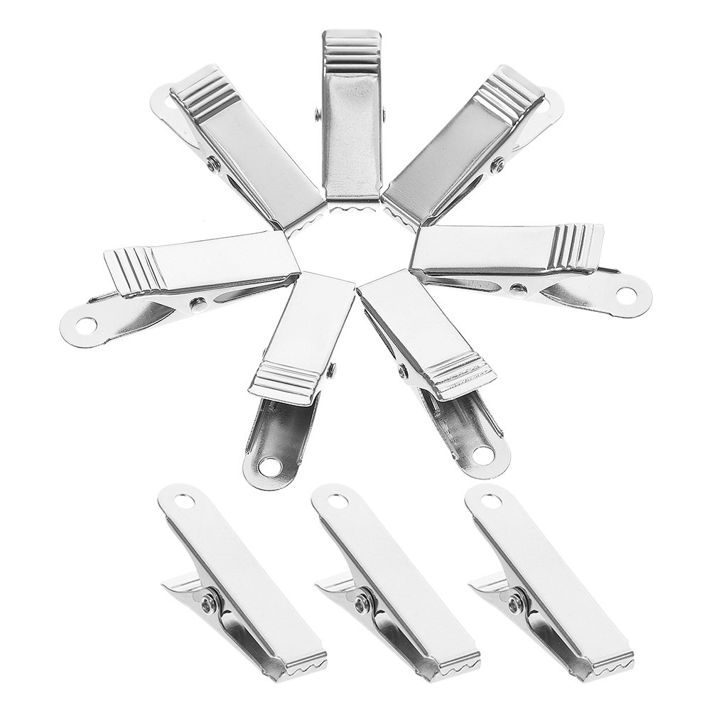 10 Pcs Metal Wire Clips Mini Clamps Cable Management Organization