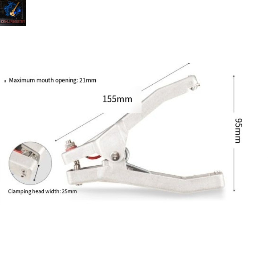 5M doublecladding Independent explosion-proof static grounding clamp