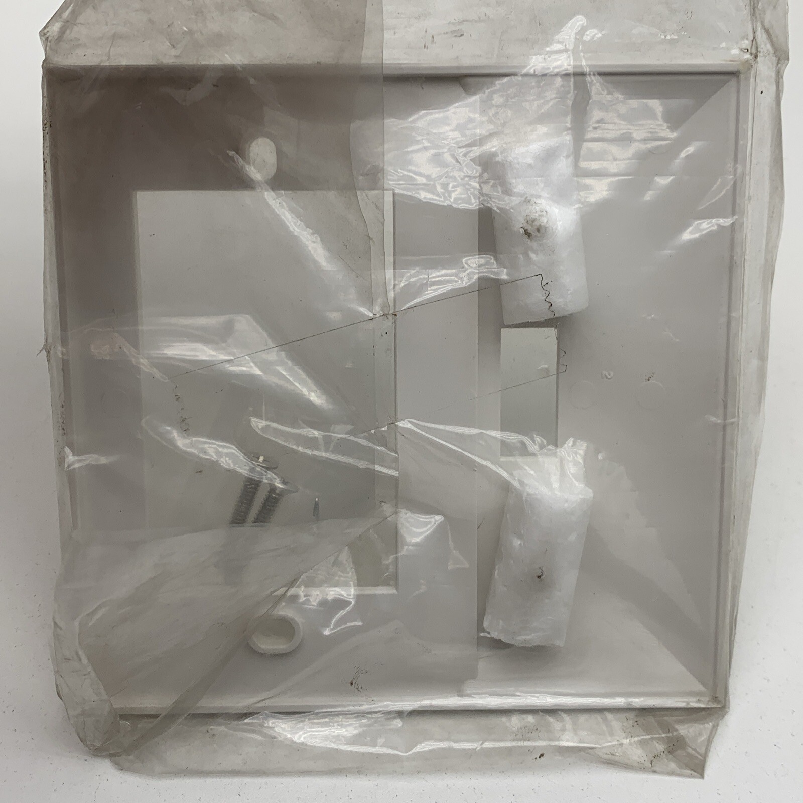 Intermatic 2-Gang Wall Plate Adapter for Timer Plate and Toggle Switch, White