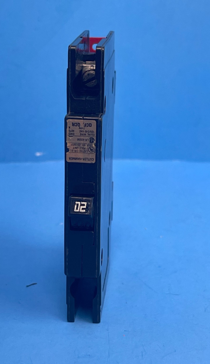 Cutler-Hammer QCR1020 20A 1-Pole 120/240V Circuit Breaker
