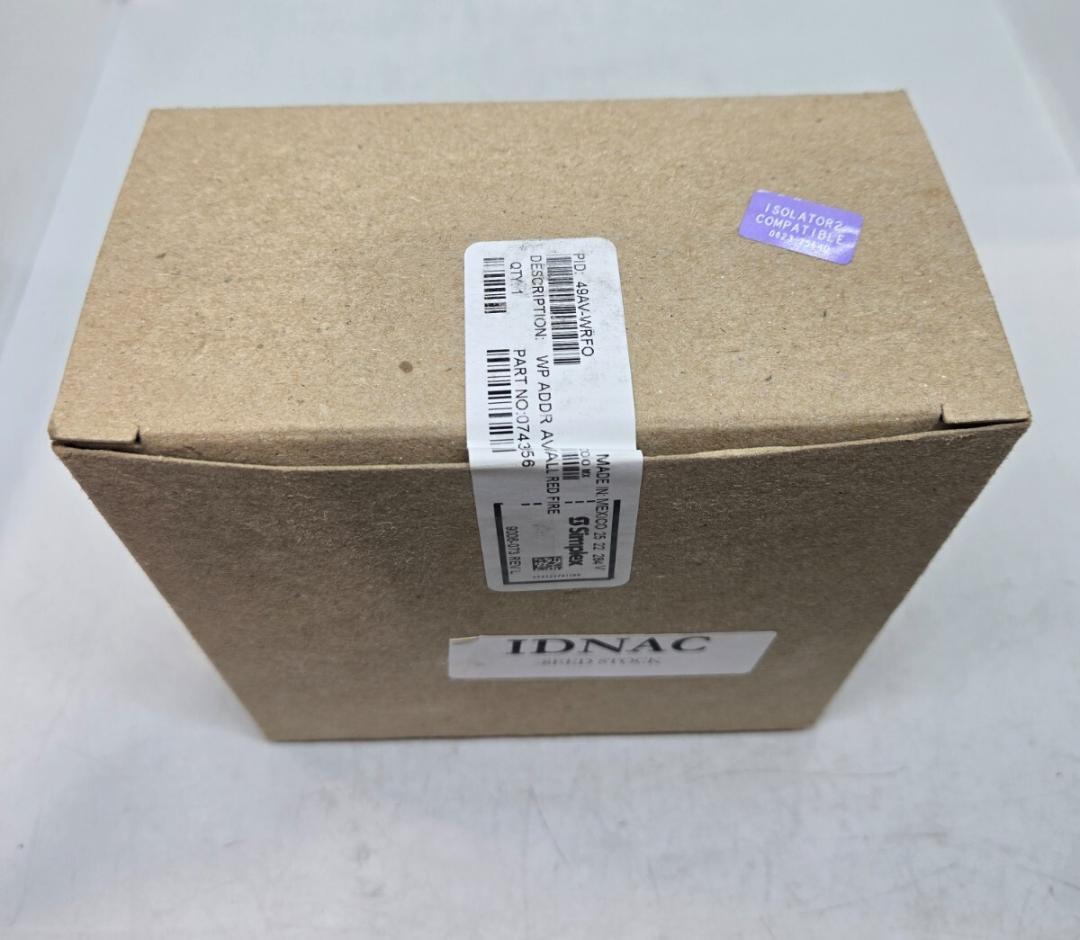Simplex 49AV-WRFO Wall Red Fire Horn Strobe FAST FREE SHIPPING b