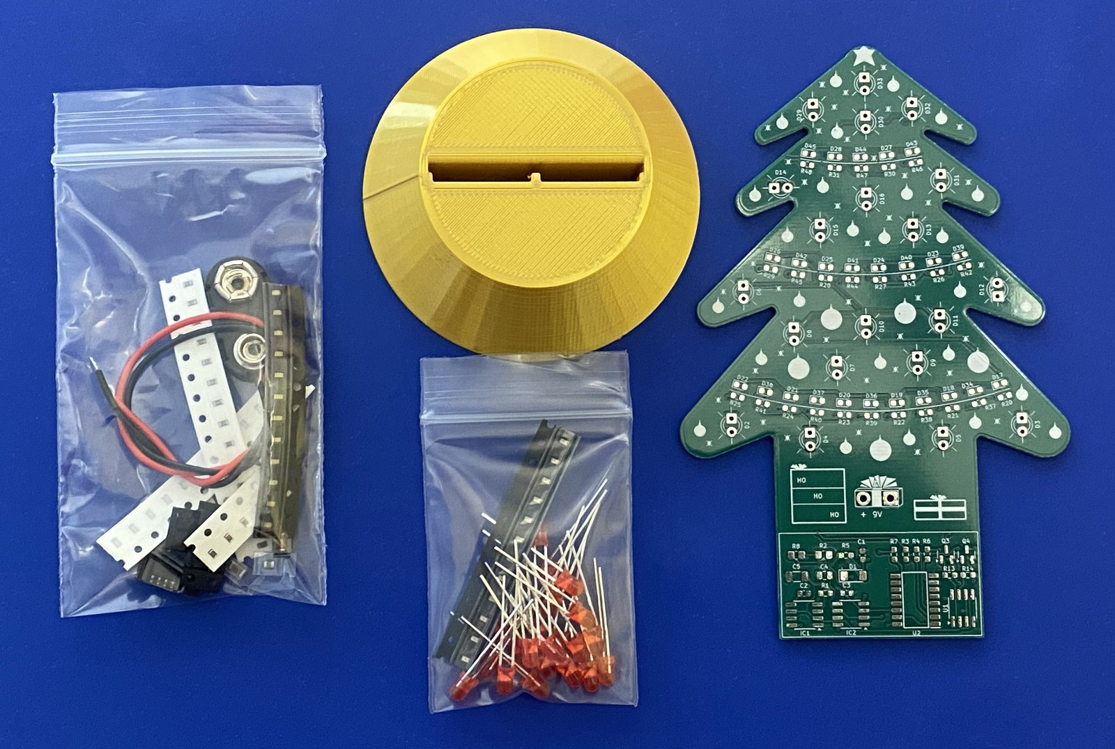 Practice Circuit Board SMD Soldering Kit – Christmas Tree
