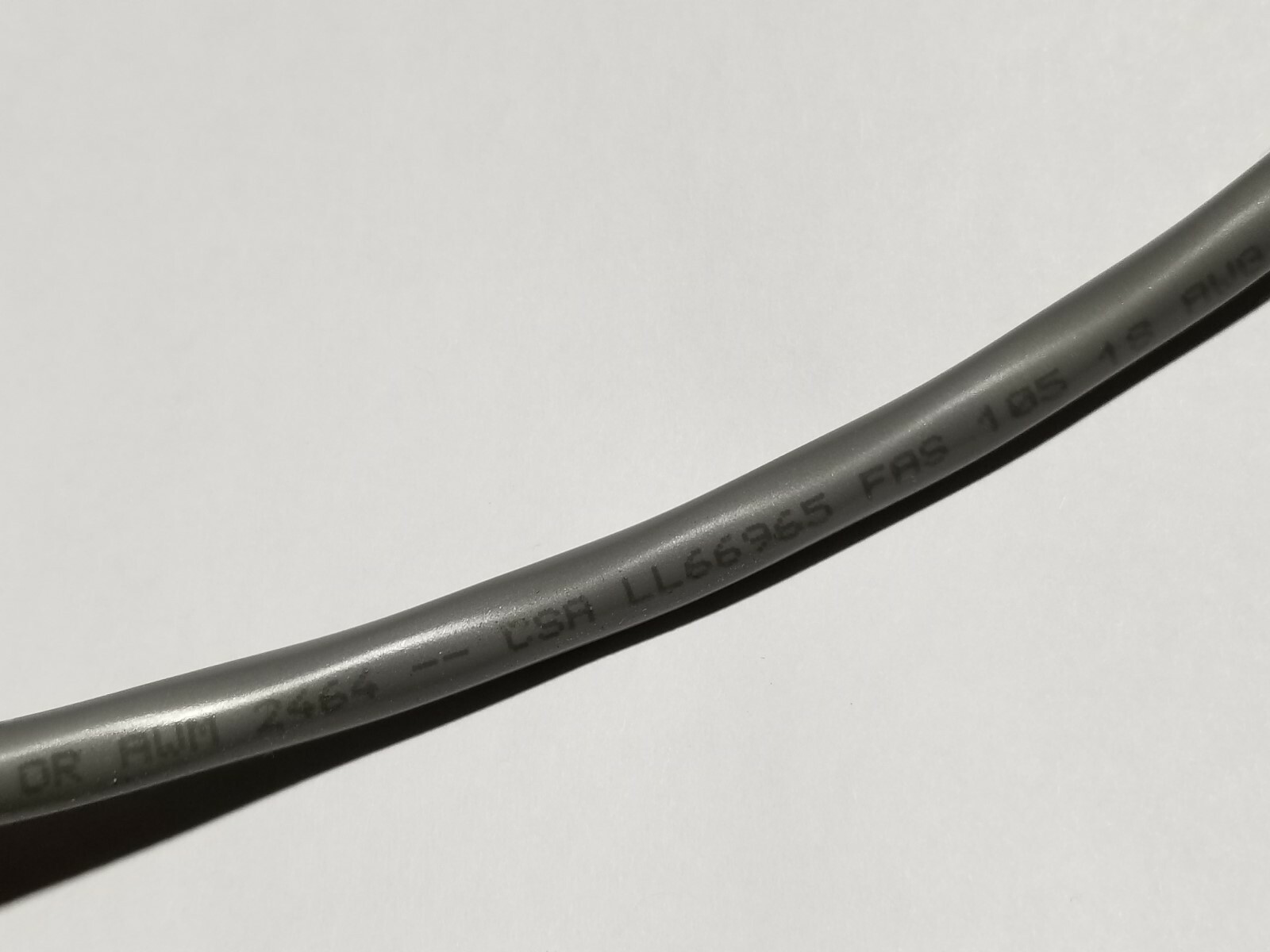 Quabbin 0200 18/3C PLTC/ITC UV Resistant Tray Cable = Belden 9493 Gray /50ft