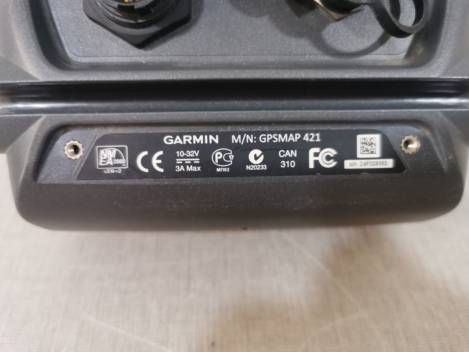 GARMIN GPSMAP 421 Marine Color Chartplotter GPS Navigation