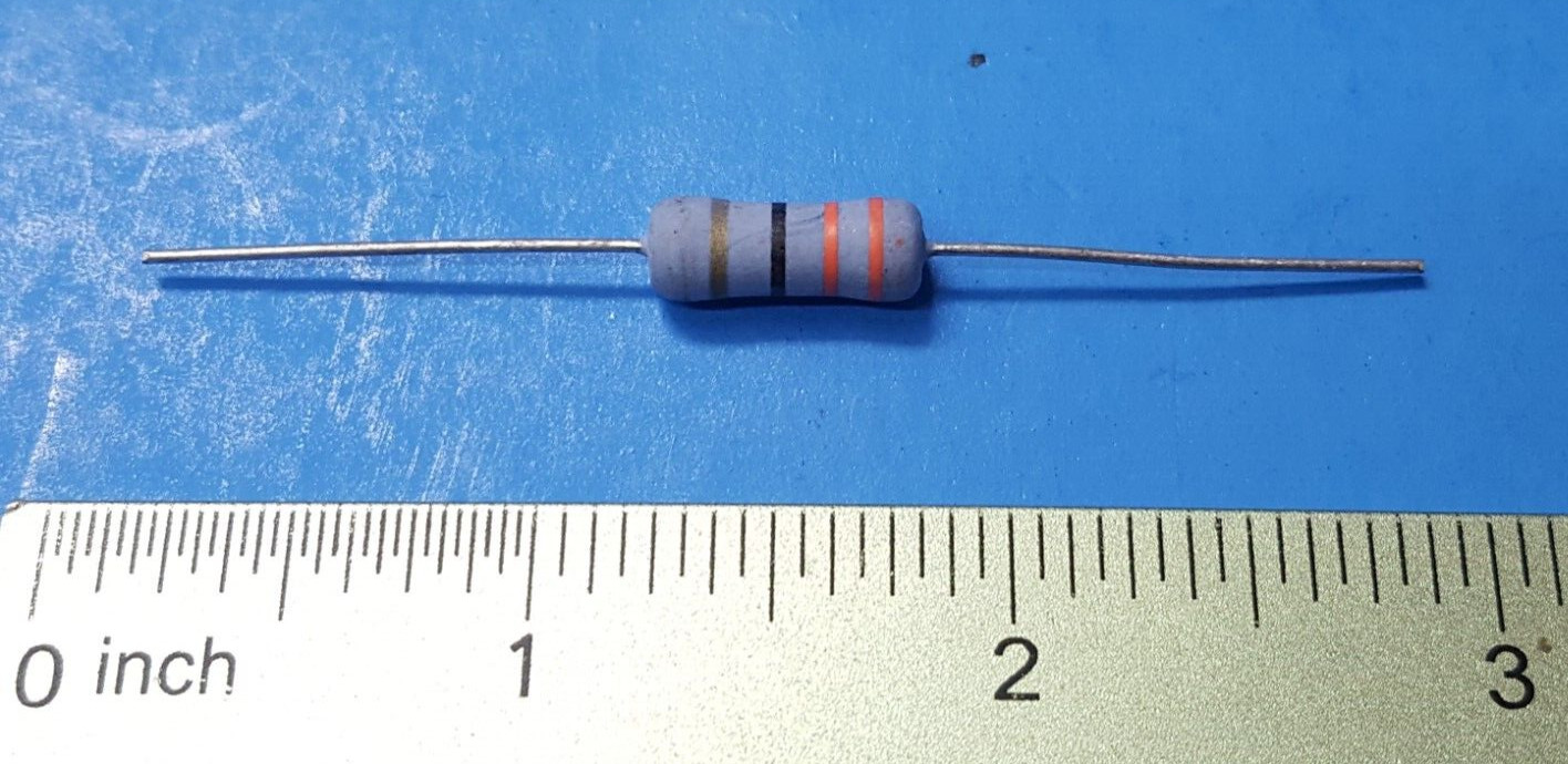(4PCs) Resistor , 804-330-02 , KOA , 33 OHM , 5% , 2 W , AXIAL