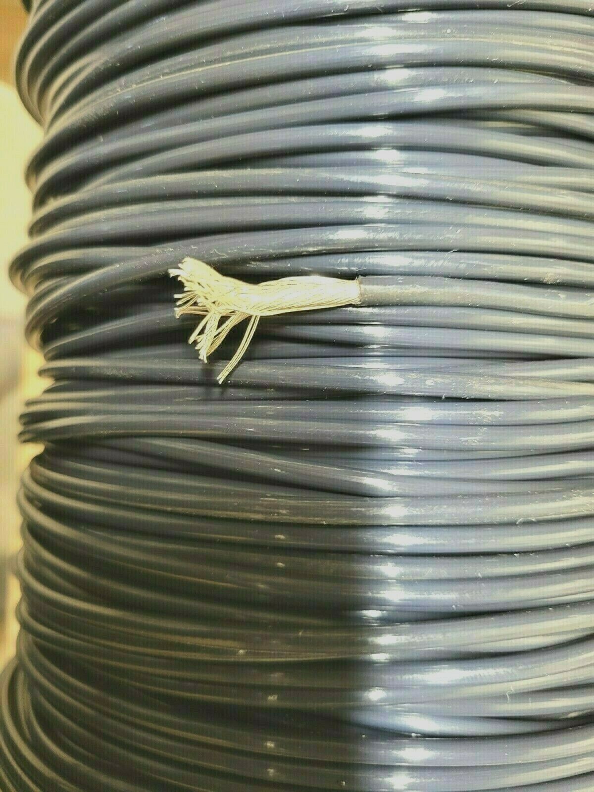 Teflon TFE Silver Plated Wire 10 AWG Black MIL-W16878 10 ga $ PER 10 FT SECTION
