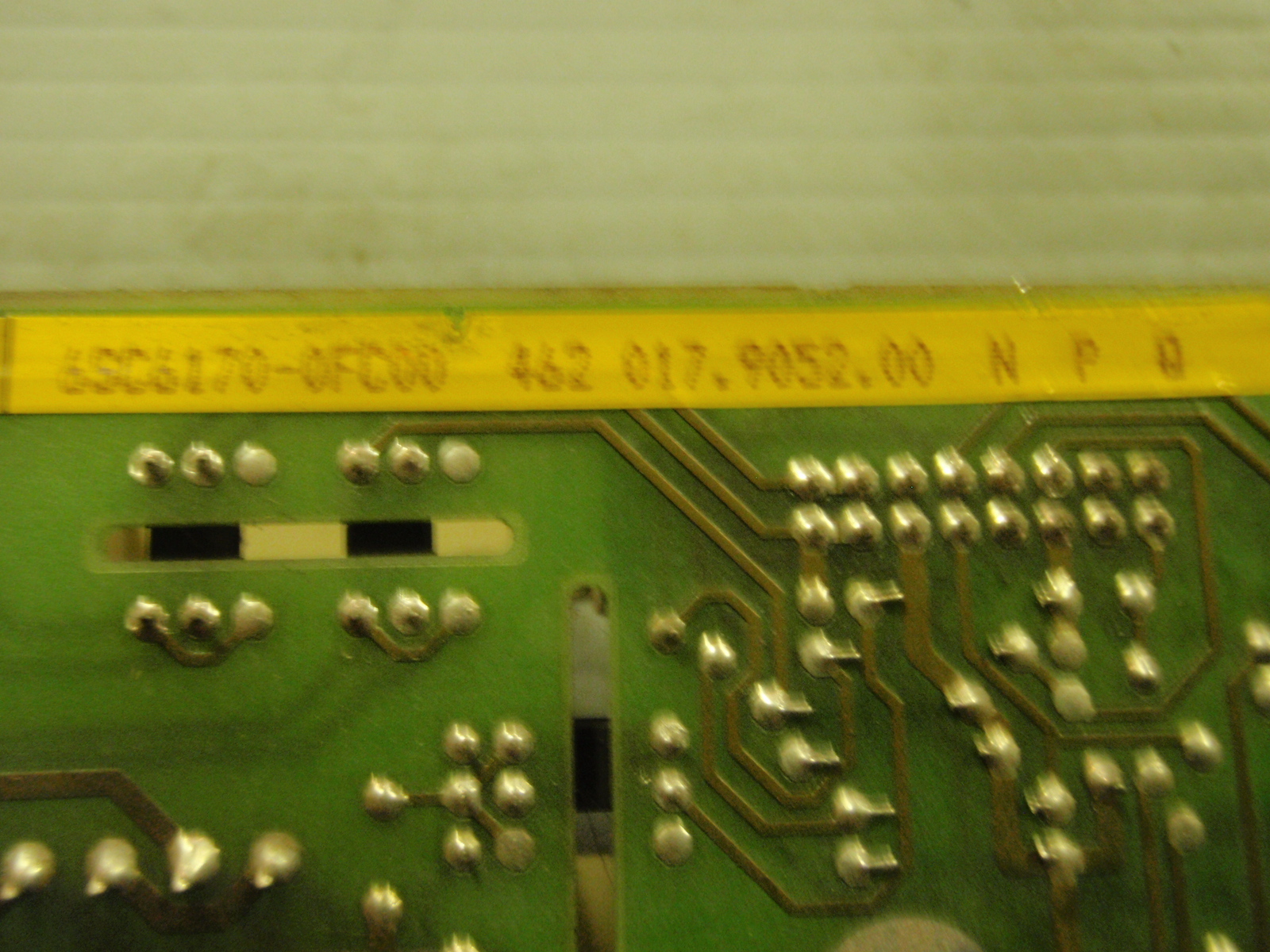 Siemens Circuit Board 6SC6170-OFC00_6SC6170OFC00_6SC6170-0FC00_6SC61700FC00