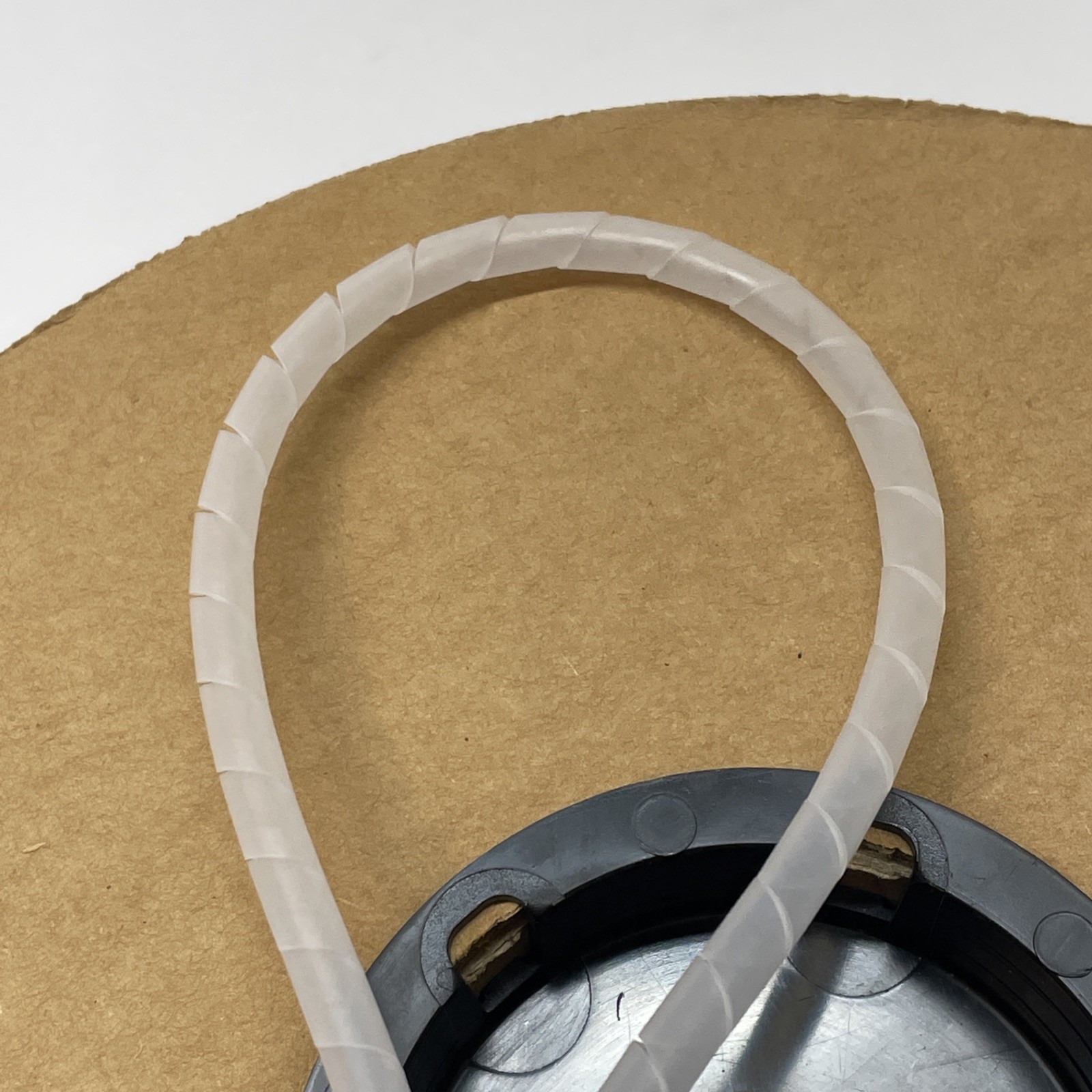 Panduit T25F-C, 0.25″ OD x 100′ L, 3/16 to 2″ Bundle Diameter, Spiral Wrap 30.5m