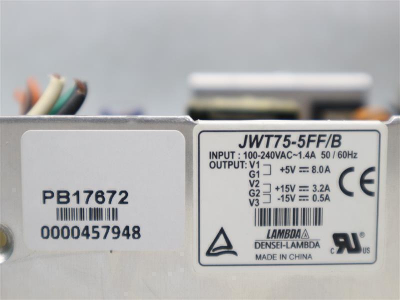 Densei-Lambda JWT75-5FF/B JWT755FFB Power Supply 100-240VAC 1.4A 50/60Hz