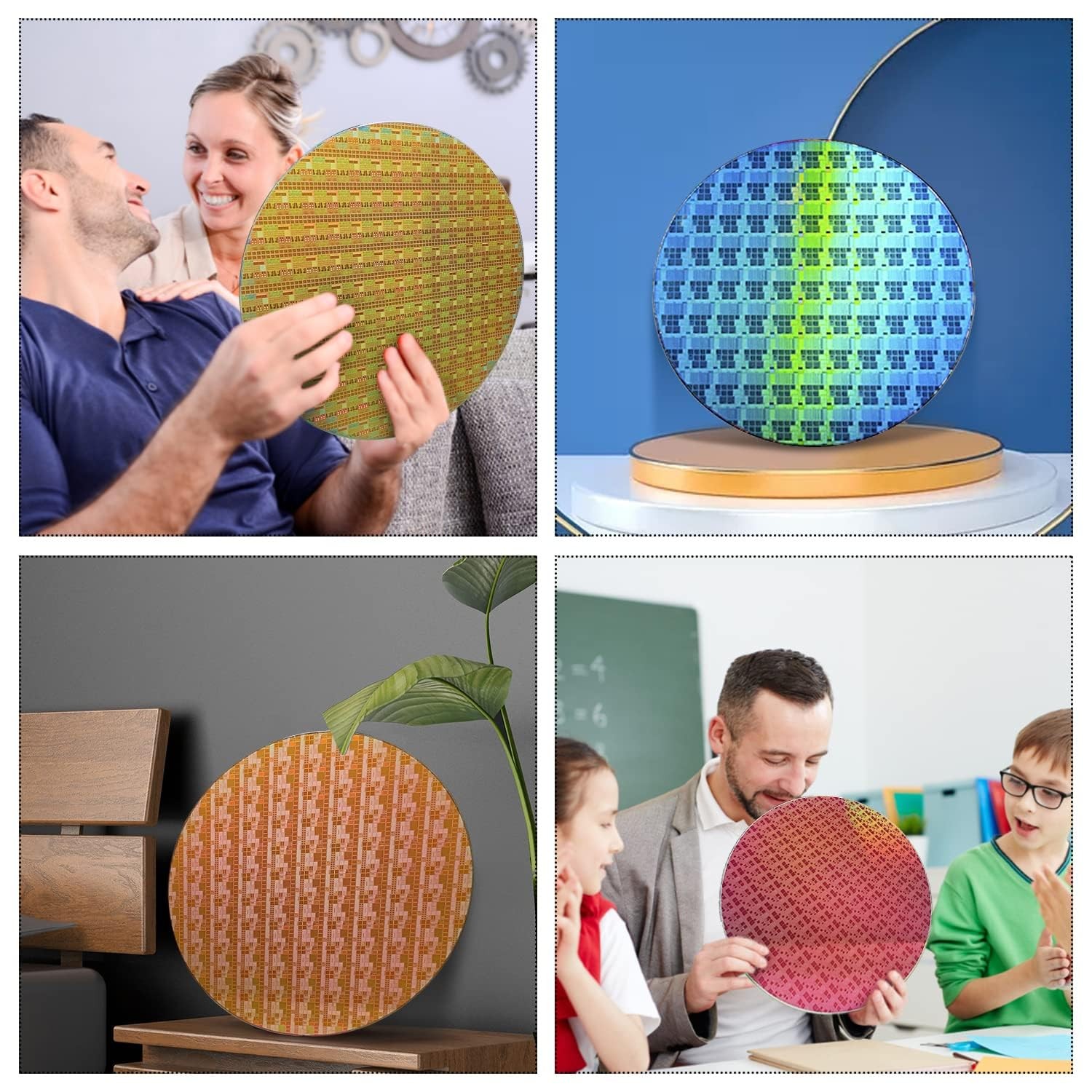 Esthepro Integrated Circuits Silicon Wafer Made by Copper Process 8 Inch
