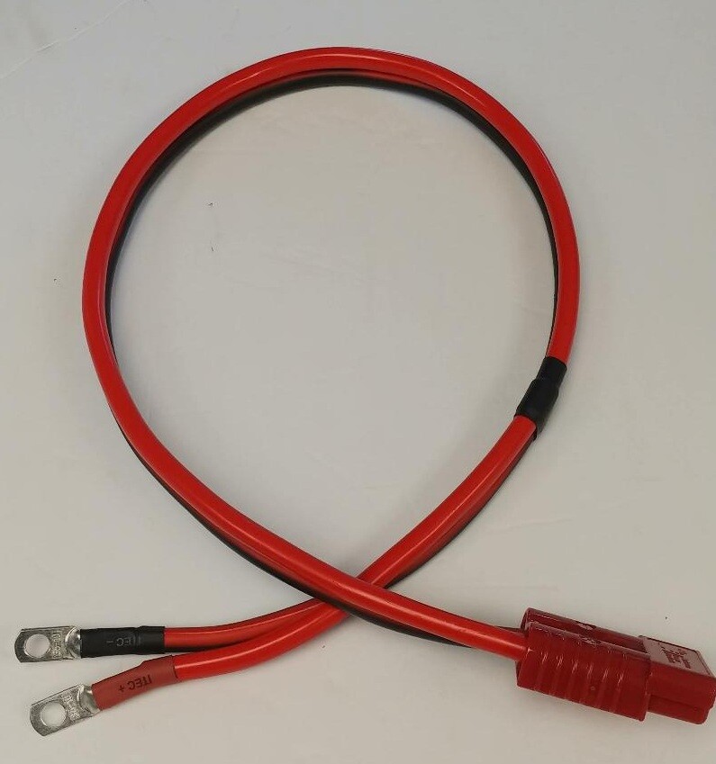 Quick 175 PRO Battery Cable Assembly HEAVY REAL 2 Ga AWG lug/terminal/clamp Red