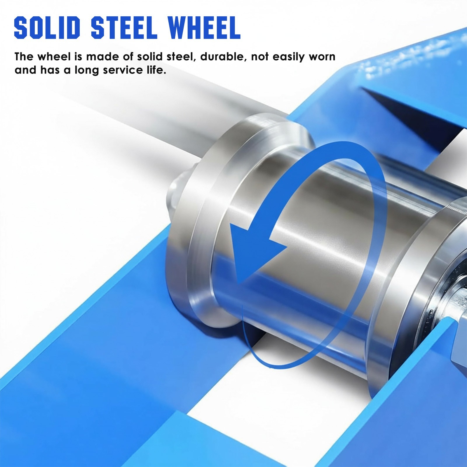Wire Cable Reel Roller Stand 3307 LBS Commercial Industrial Steel Wire Dispenser