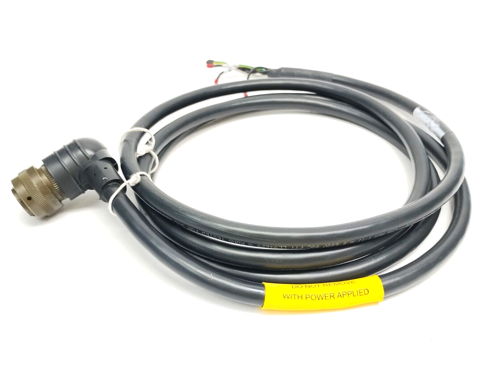 M.508.0196.400 Motor Cable, 8-Pin Amphenol 62IN-16A-16-8S-E01 Connector, 8FT